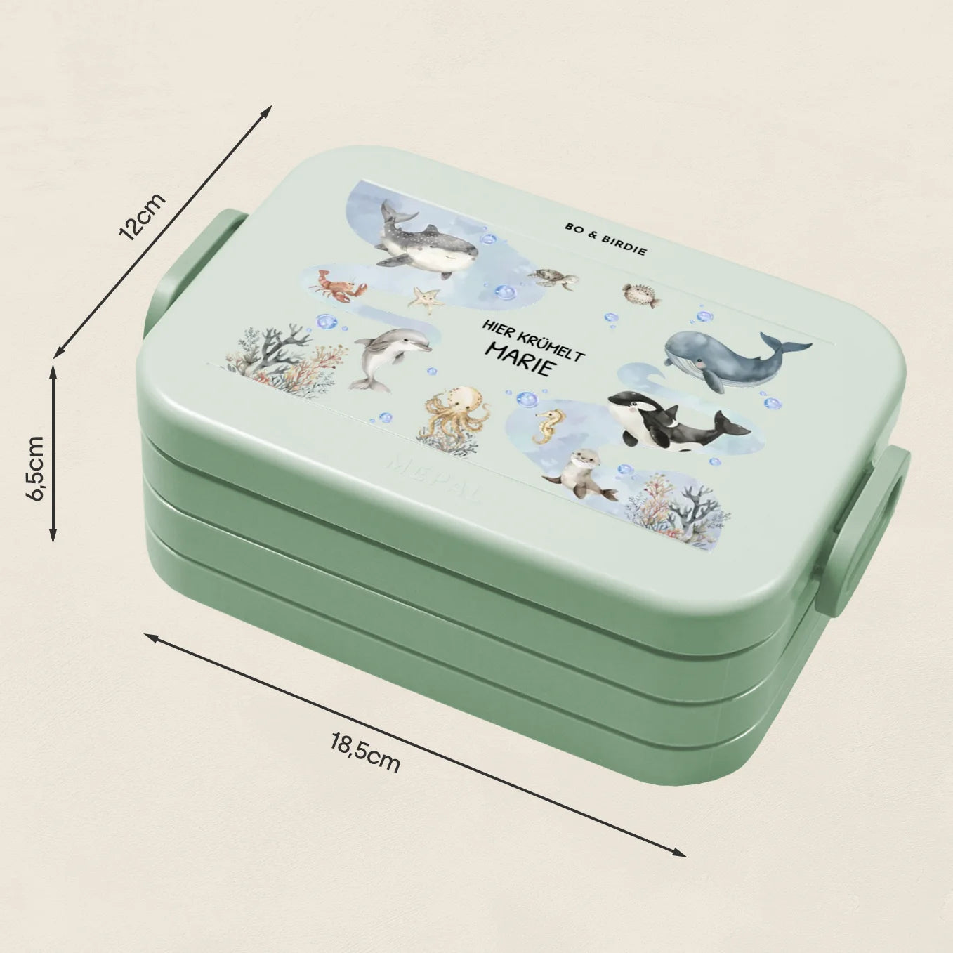 Personalisierte Mepal Bento Brotdose "Ozean"