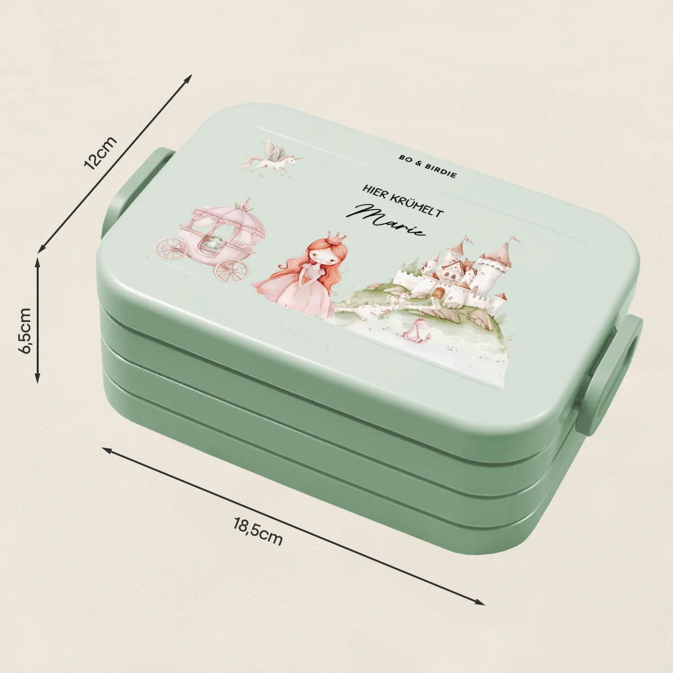 Personalisierte Mepal Bento Brotdose "Prinzessin"