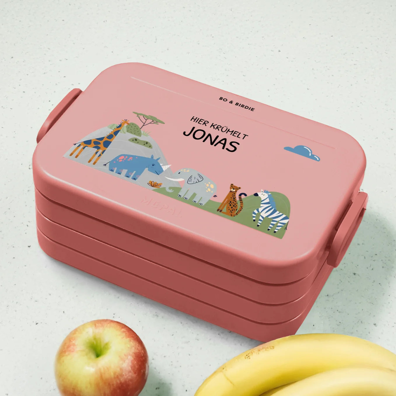 Personalisierte Mepal Bento Brotdose "Afrika"