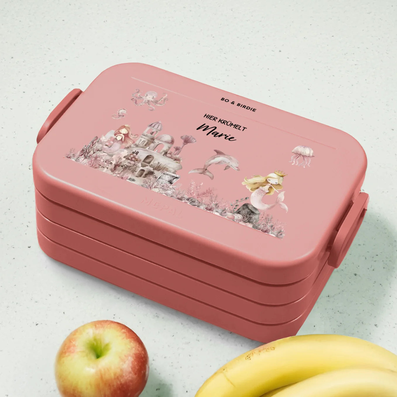 Personalisierte Mepal Bento Brotdose "Meerjungfrau"