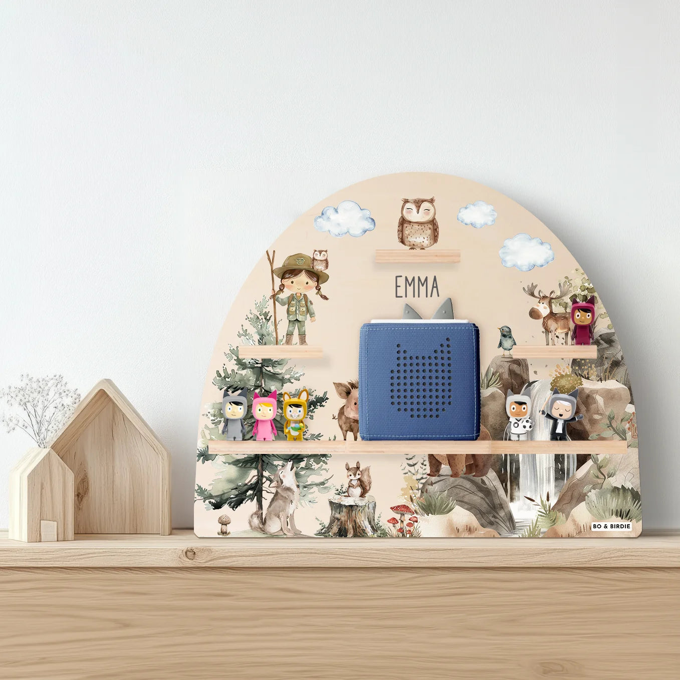 Personalisiertes Toniebox Regal "Wildnis"