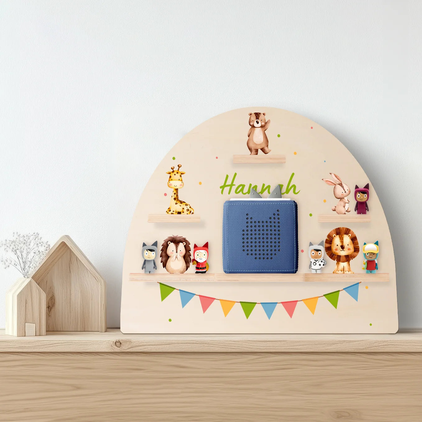 Personalisiertes Toniebox Regal "Konfetti"