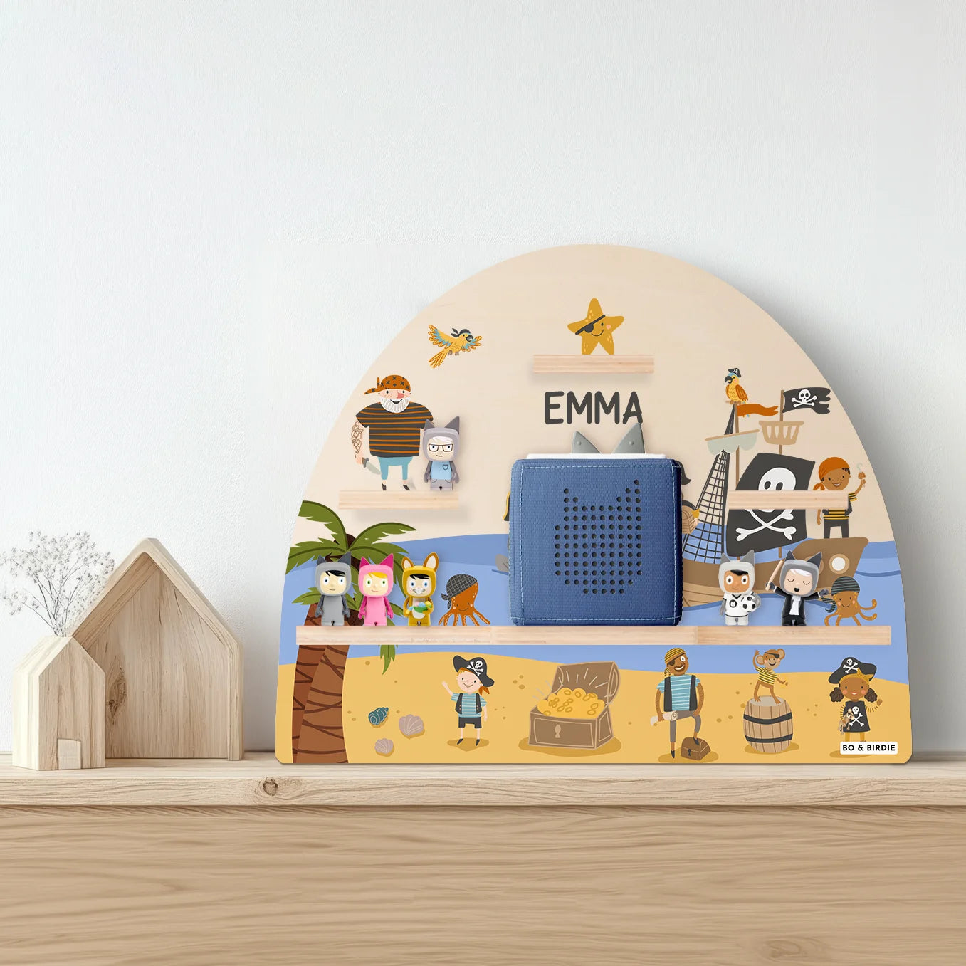 Personalisiertes Toniebox Regal "Piraten"