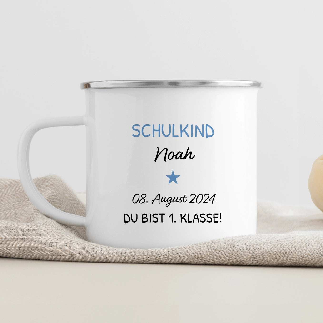 Personalisierte Kindertasse "Schulkind"