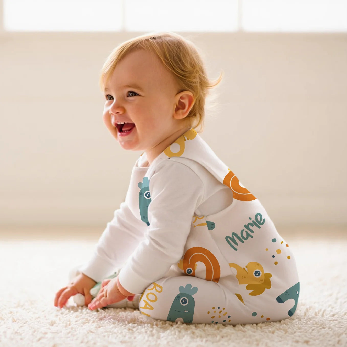 kleiner schlafsack ▷ "Monster" – personalisierter Baby Schlafsack kaufen