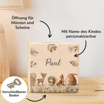 Personalisierte Spardosen für Kinder