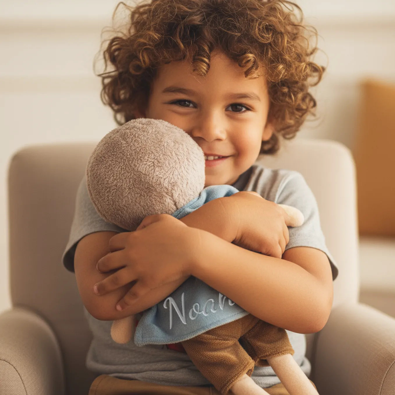 Personalisierte Kuschelpuppe Superhero "Dave"