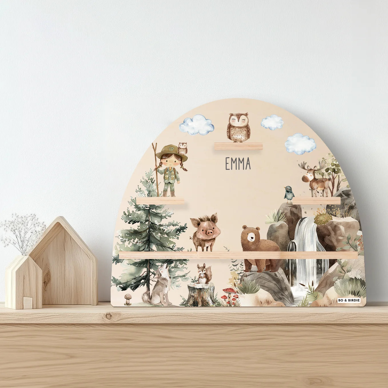 Personalisiertes Toniebox Regal "Wildnis"