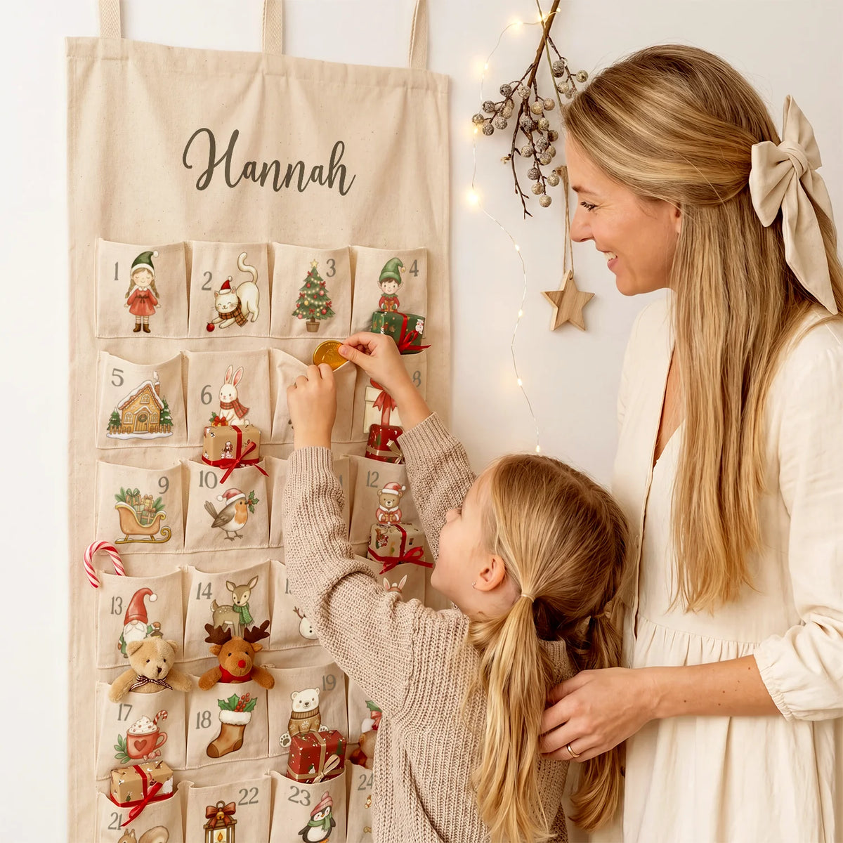 Personalisierter Adventskalender "Scandi"