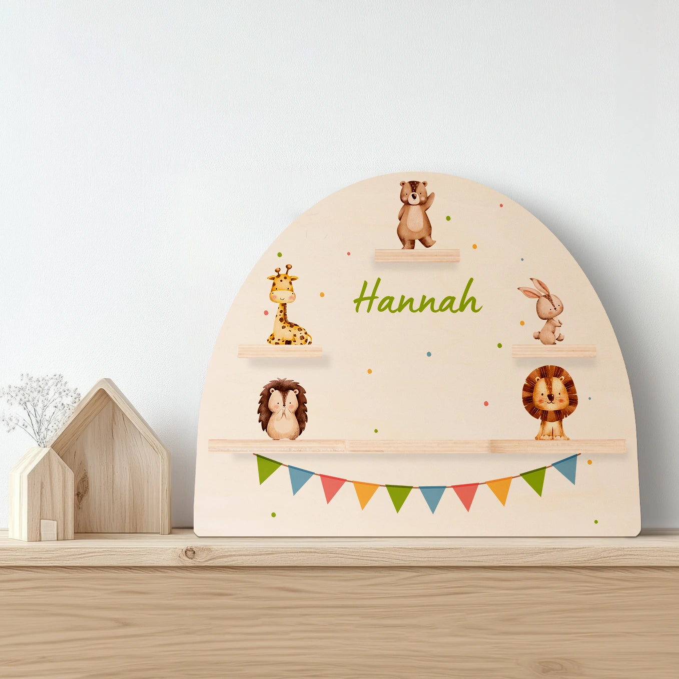Personalisiertes Toniebox Regal "Konfetti"