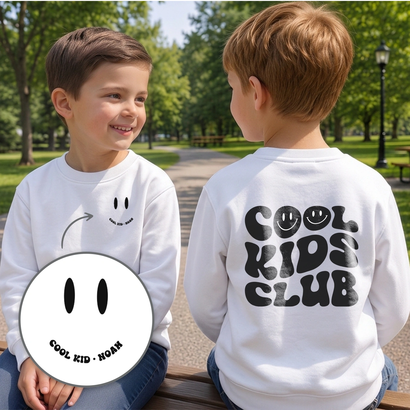 Personalisierter Sweater "Cool Kids Club"