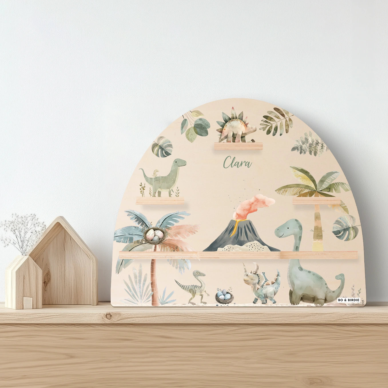 Personalisiertes Toniebox Regal "Dinosaurier"