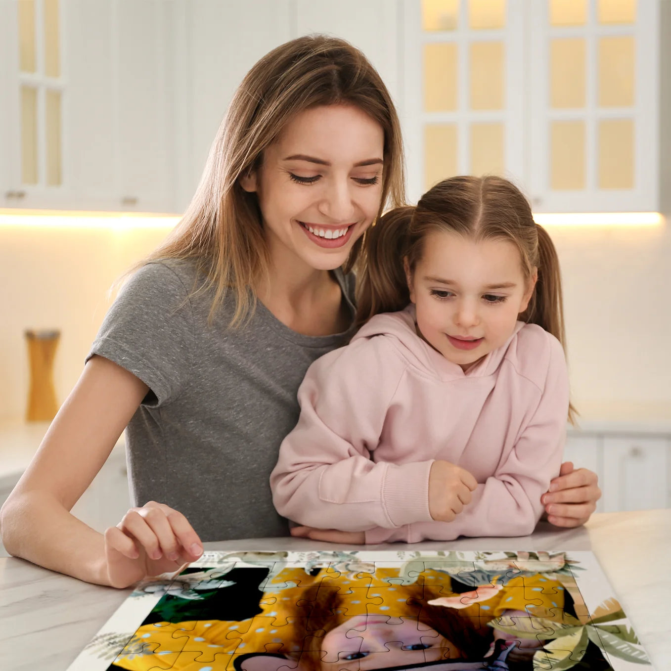 Personalisiertes Kinderpuzzle "Boho Dinosaurier"