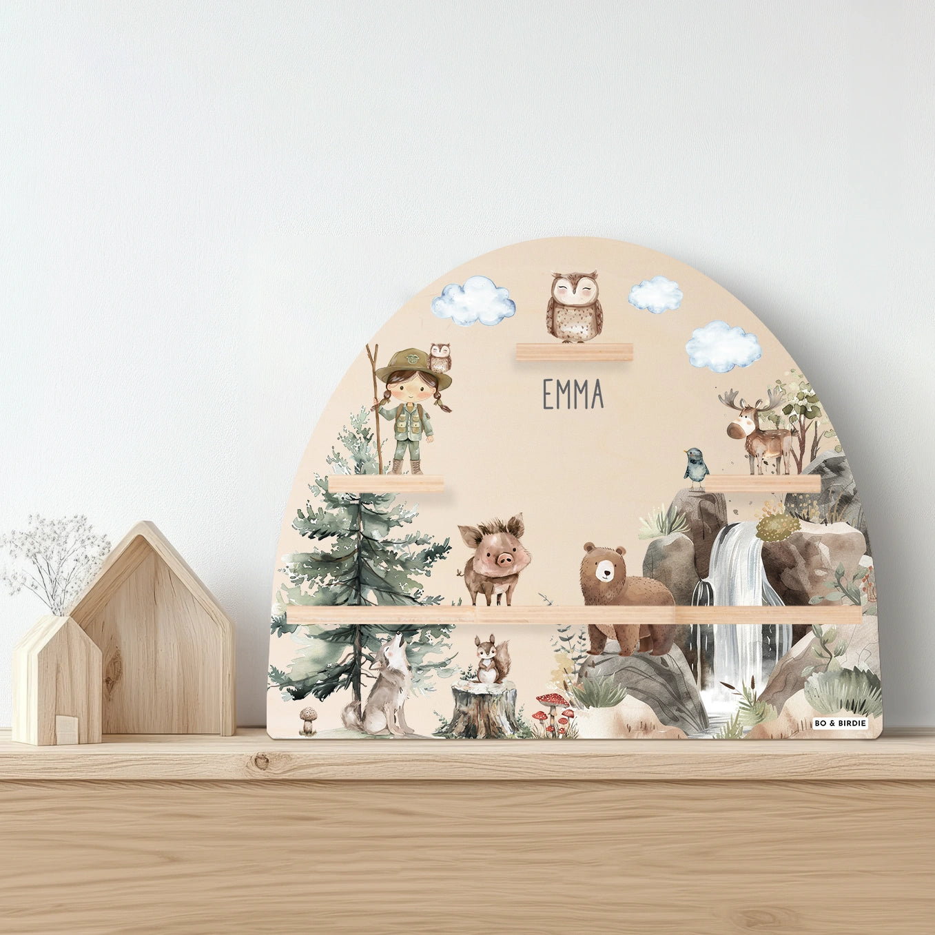 Personalisiertes Toniebox Regal "Wildnis"