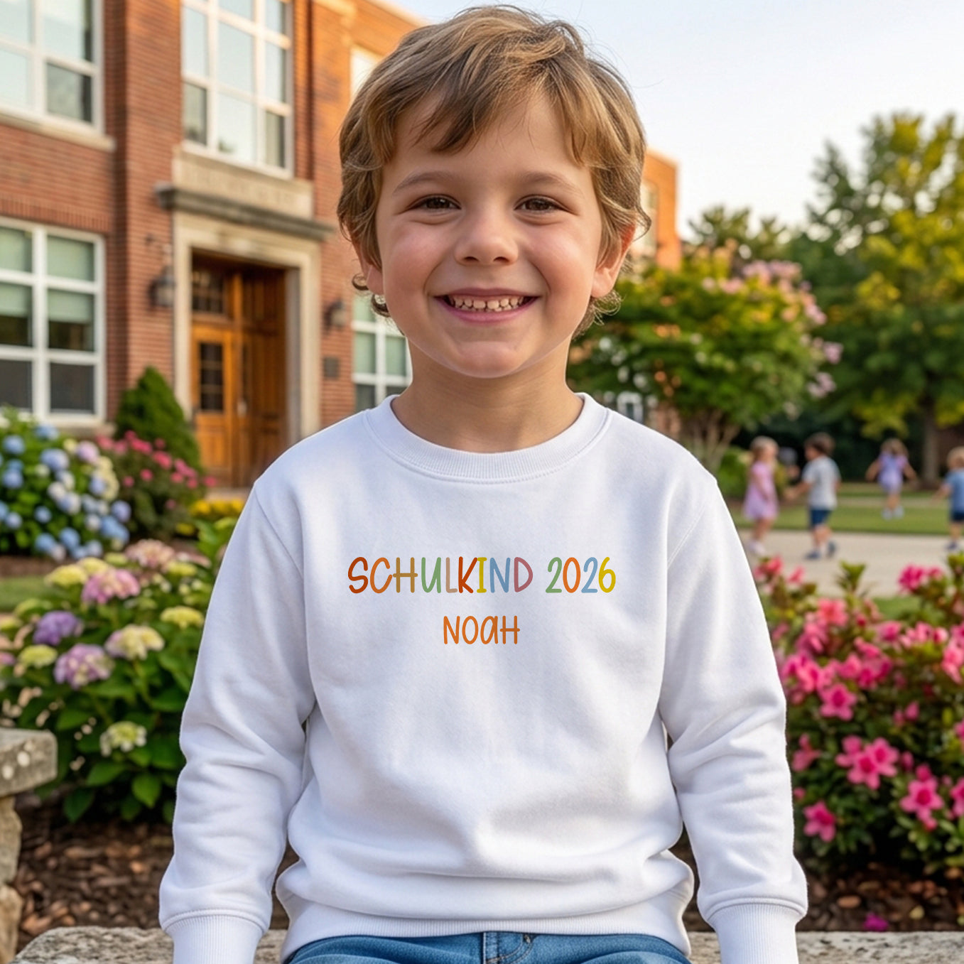 Personalisierter Sweater "Schulkind 2026"