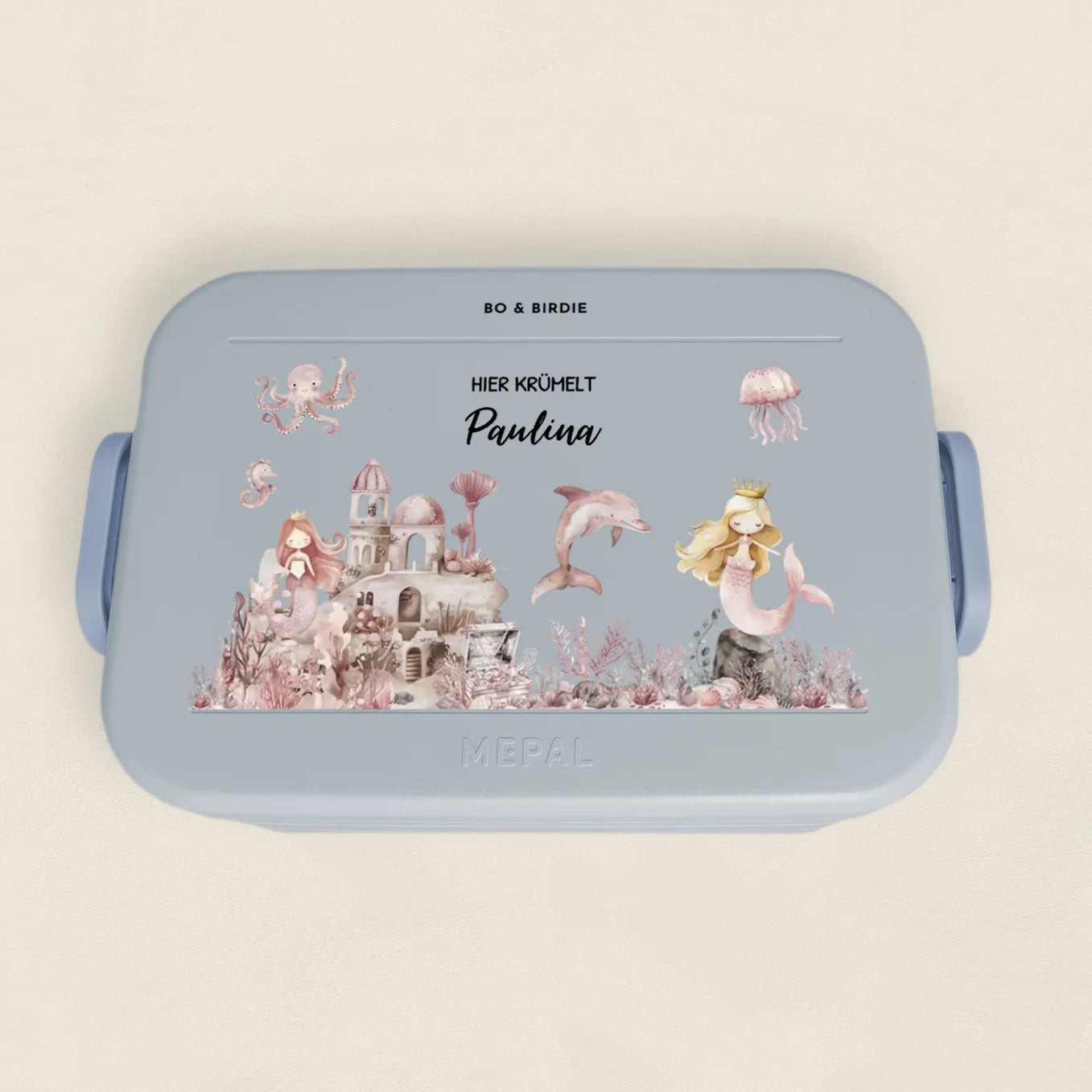 Personalisierte Mepal Bento Brotdose "Meerjungfrau"