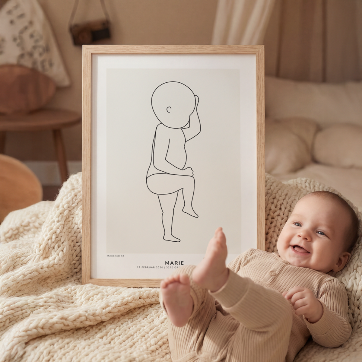 Personalisiertes Poster "Mein Babyposter"