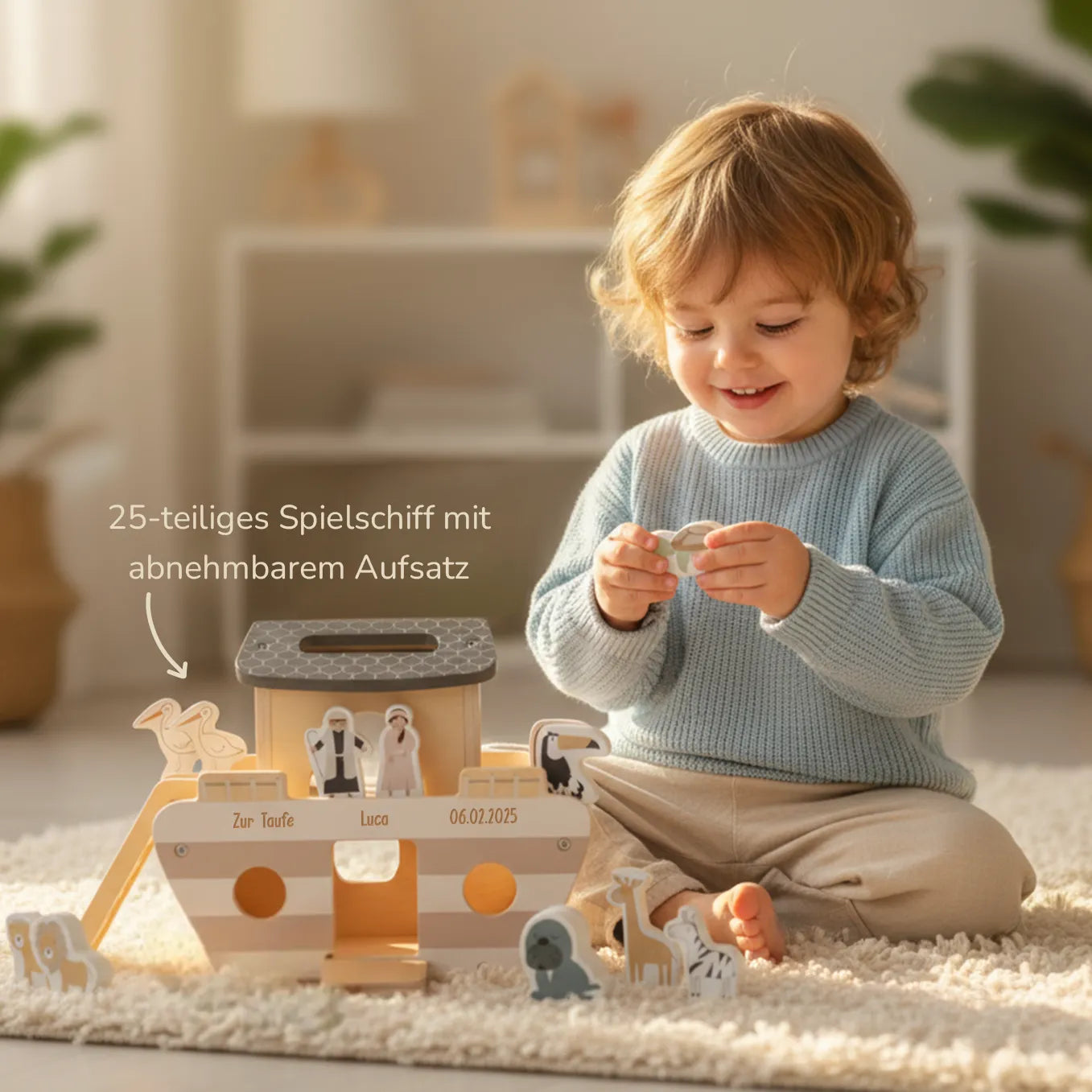 Personalisiertes Schiff "Arche Noah"