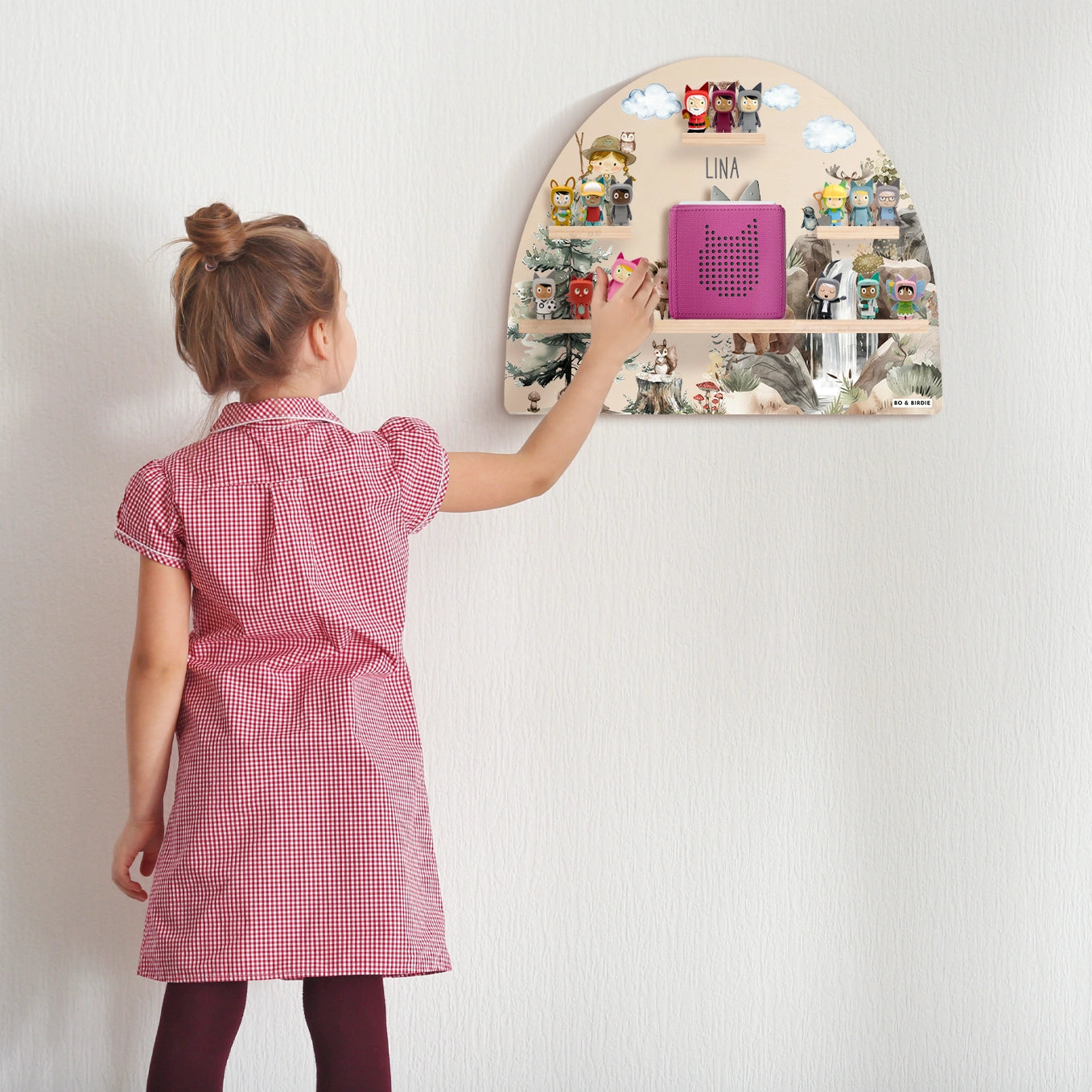 Personalisiertes Toniebox Regal "Wildnis"