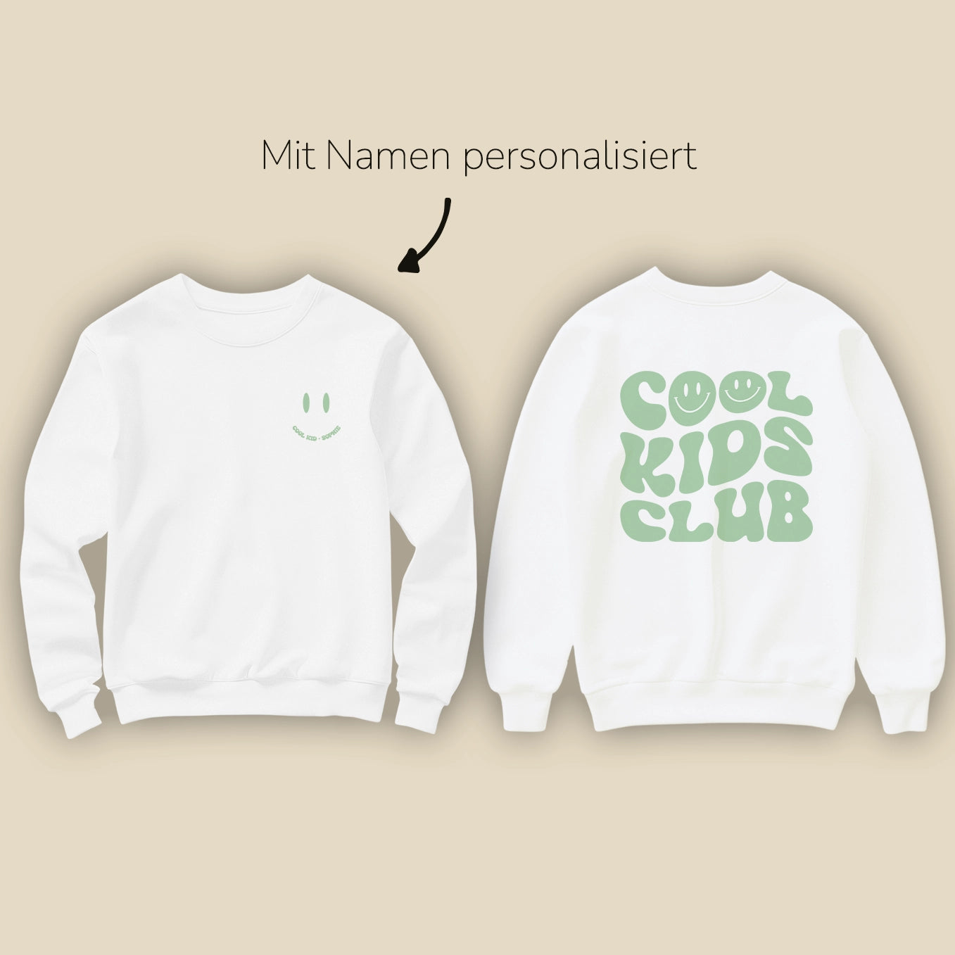 Personalisierter Sweater "Cool Kids Club"