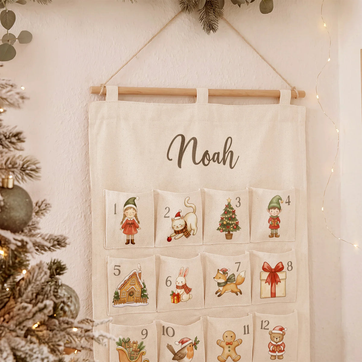 Personalisierter Adventskalender "Scandi"