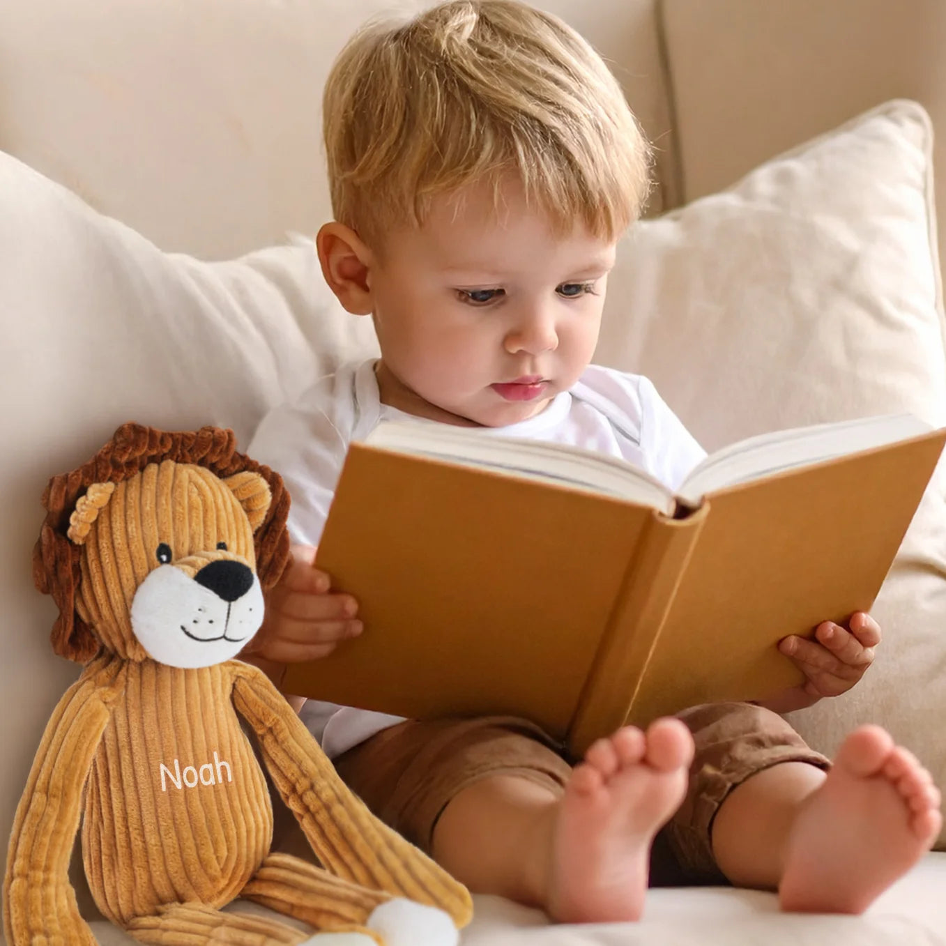 Personalisiertes Kuscheltier Löwe