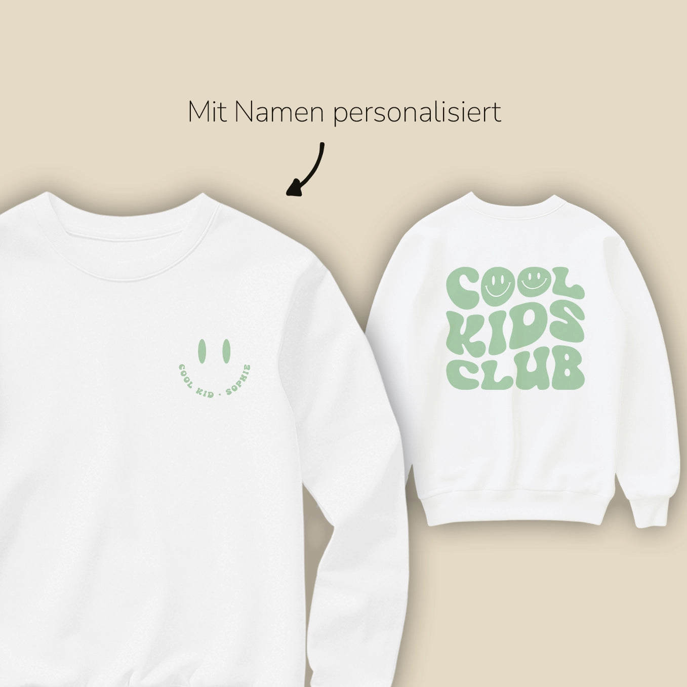 Personalisierter Sweater "Cool Kids Club"