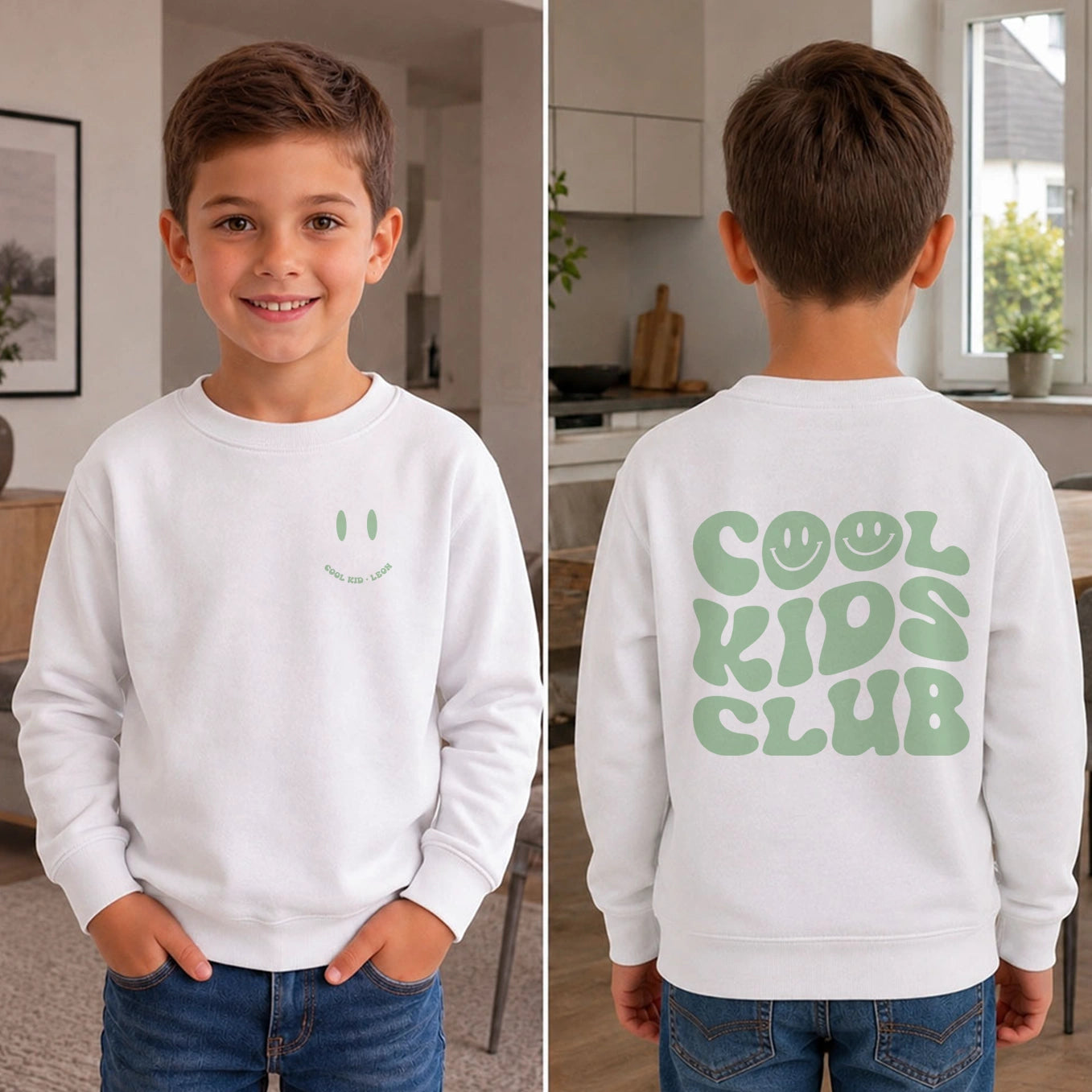 Personalisierter Sweater "Cool Kids Club"