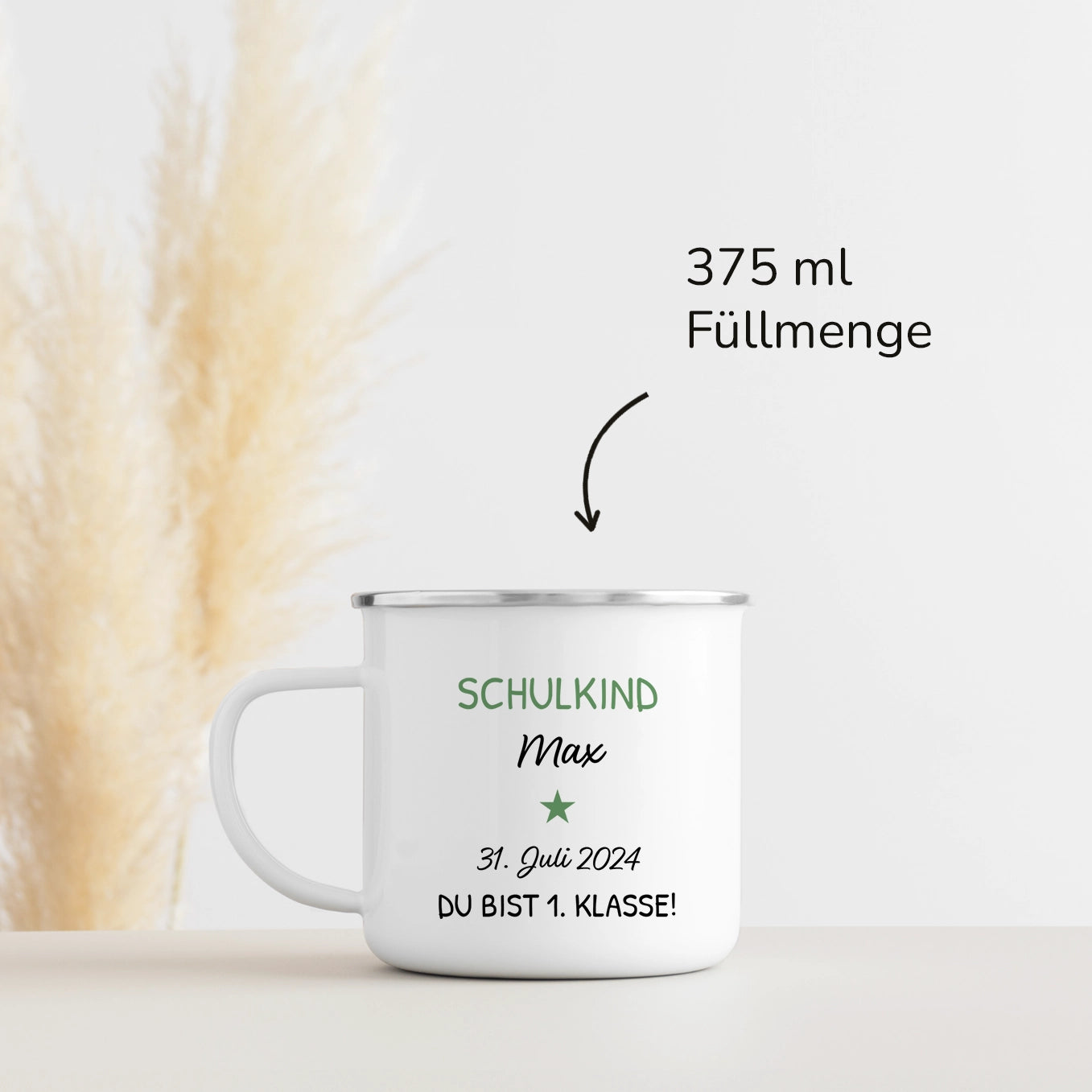 Personalisierte Kindertasse "Schulkind"