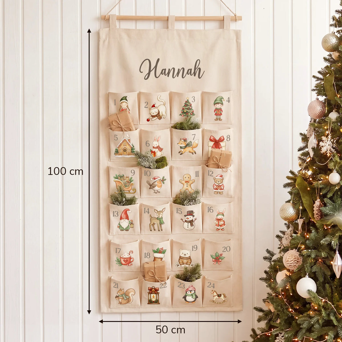 Personalisierter Adventskalender "Scandi"