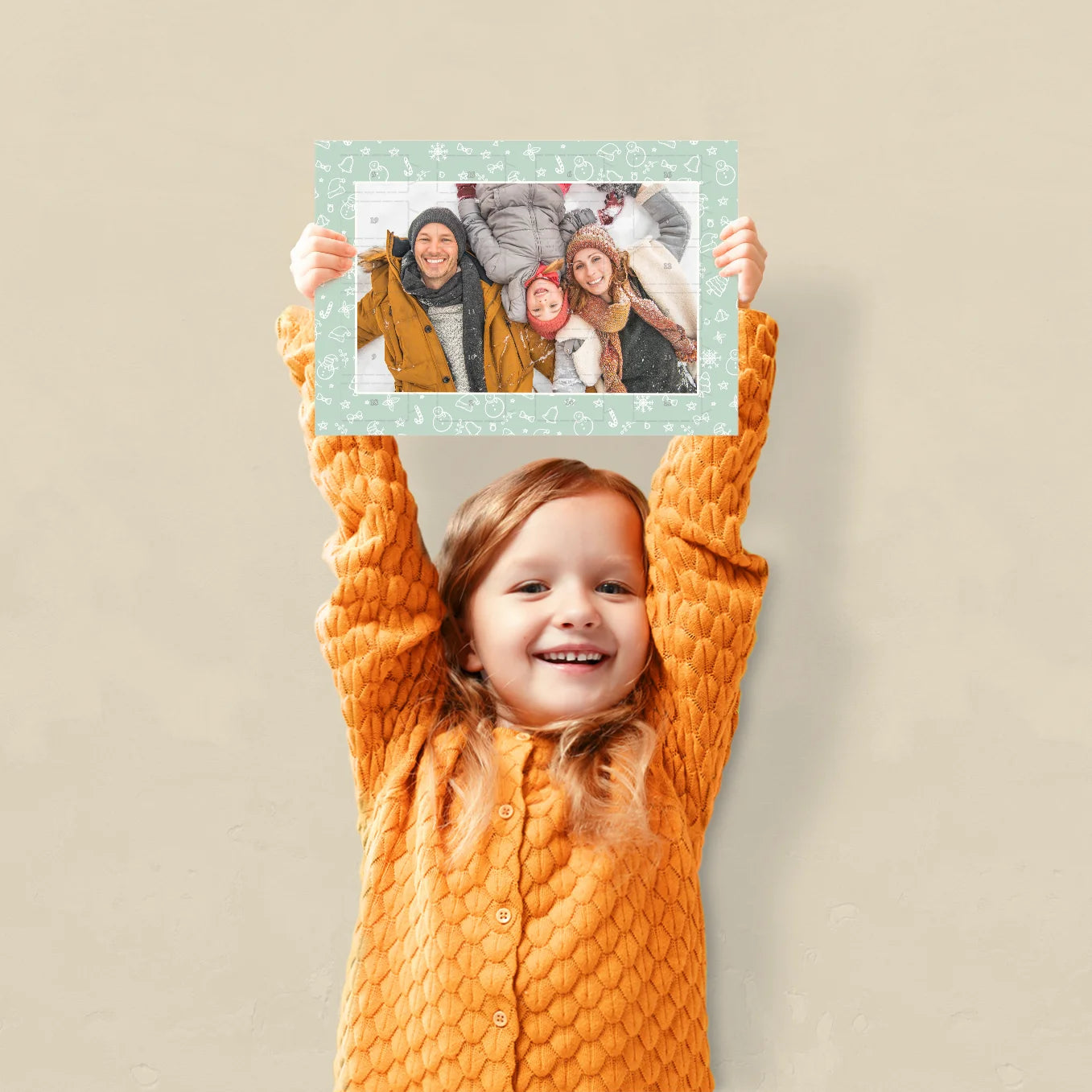 Personalisierter Ritter Sport Adventskalender "Foto"