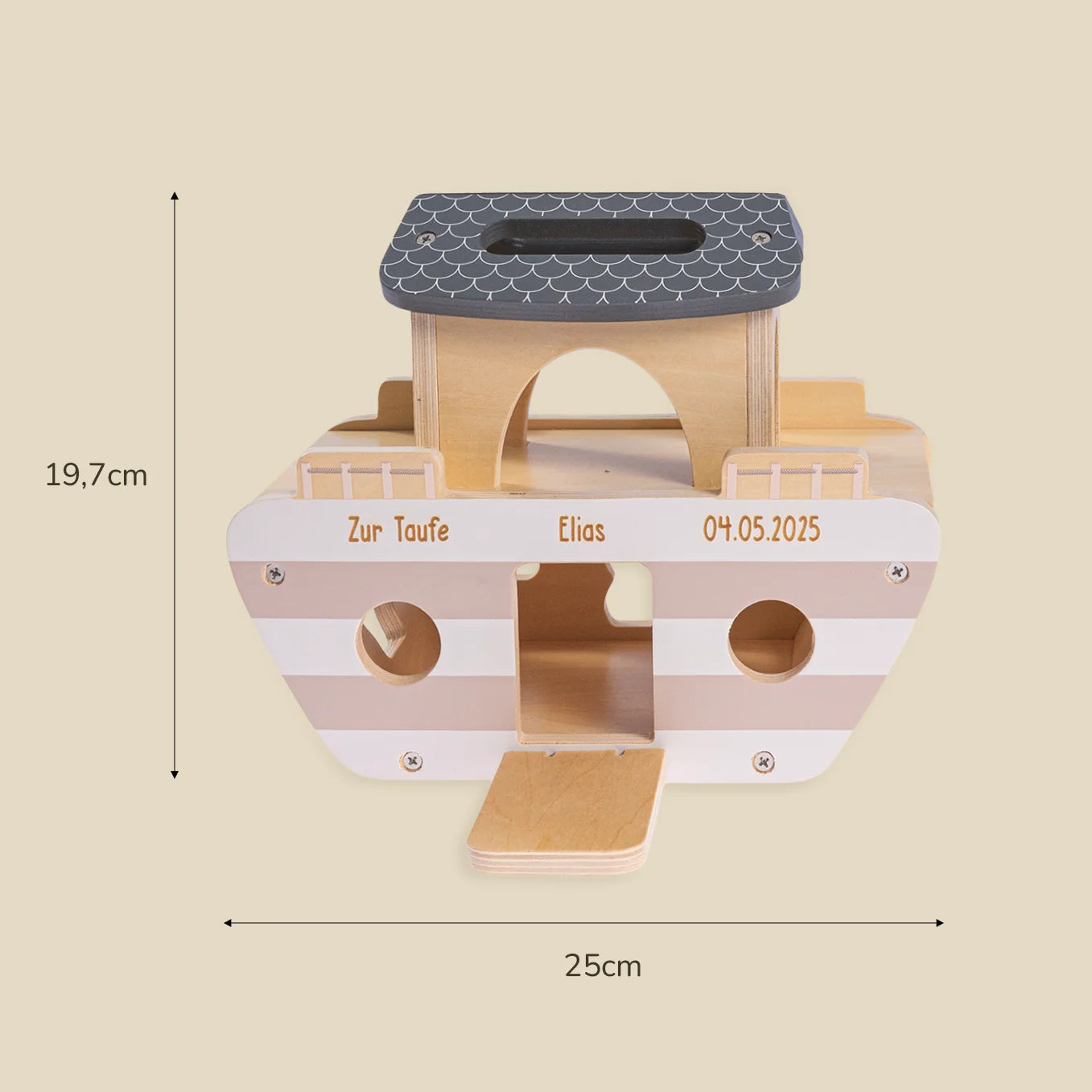 Personalisiertes Schiff "Arche Noah"