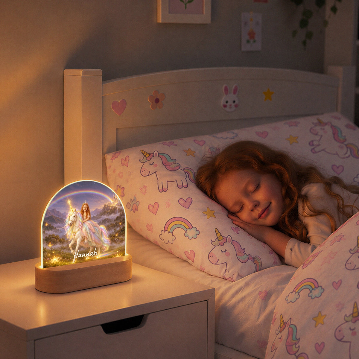Personalisiertes Nachtlicht "Prinzessin"