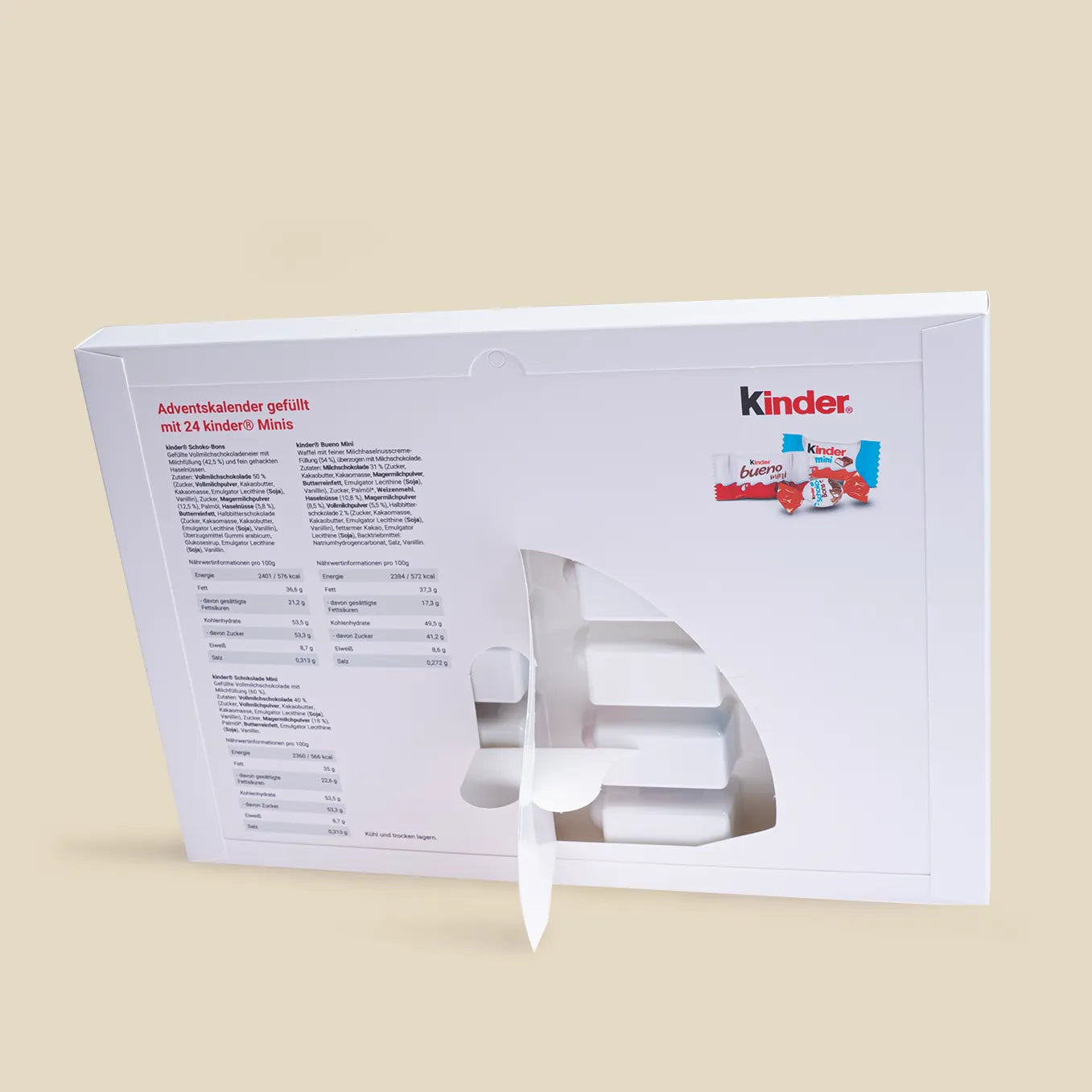 Personalisierter Adventskalender "Foto" mit kinder® Schokolade