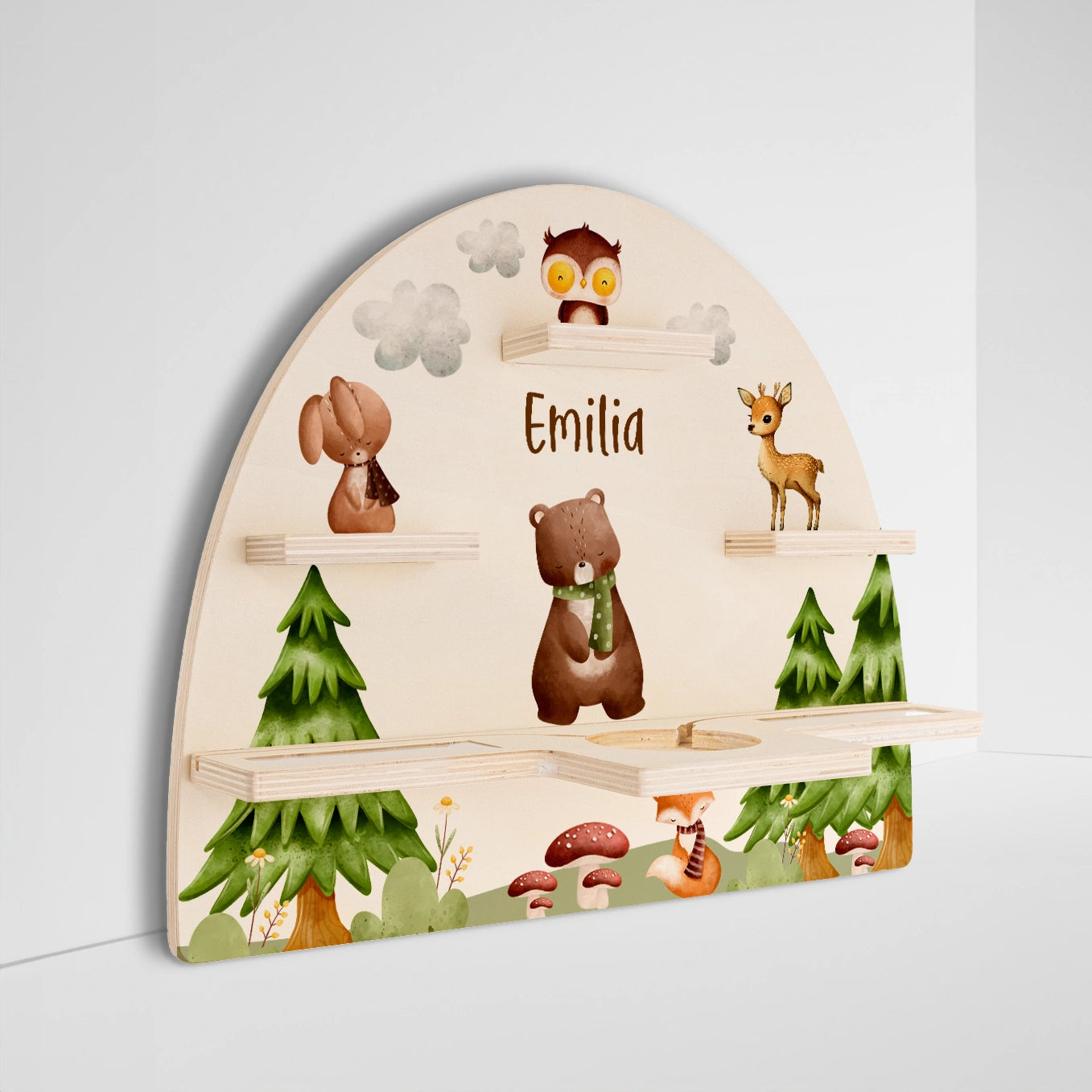 Personalisiertes Toniebox Regal "Waldtiere"