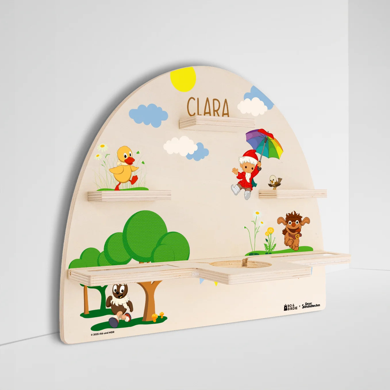 Personalisiertes Toniebox Regal "Unser Sandmännchen" - "Freunde"