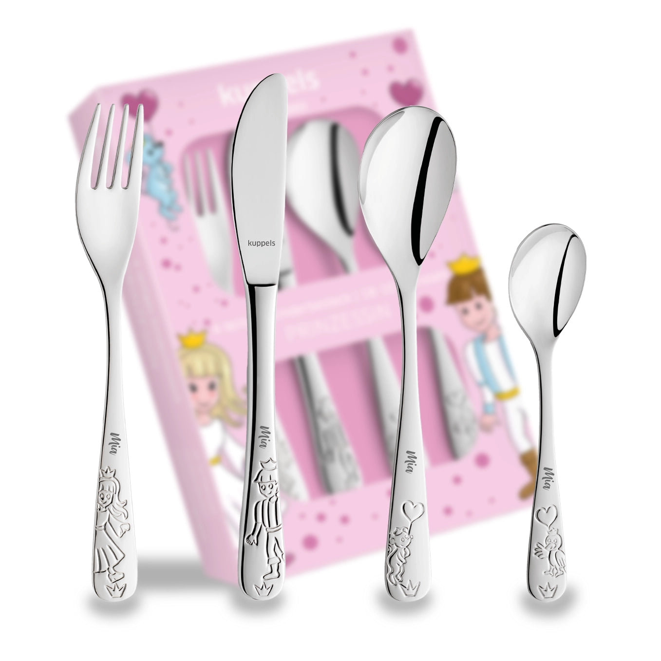 Personalisiertes Amefa Kinderbesteck "Prinzessin"