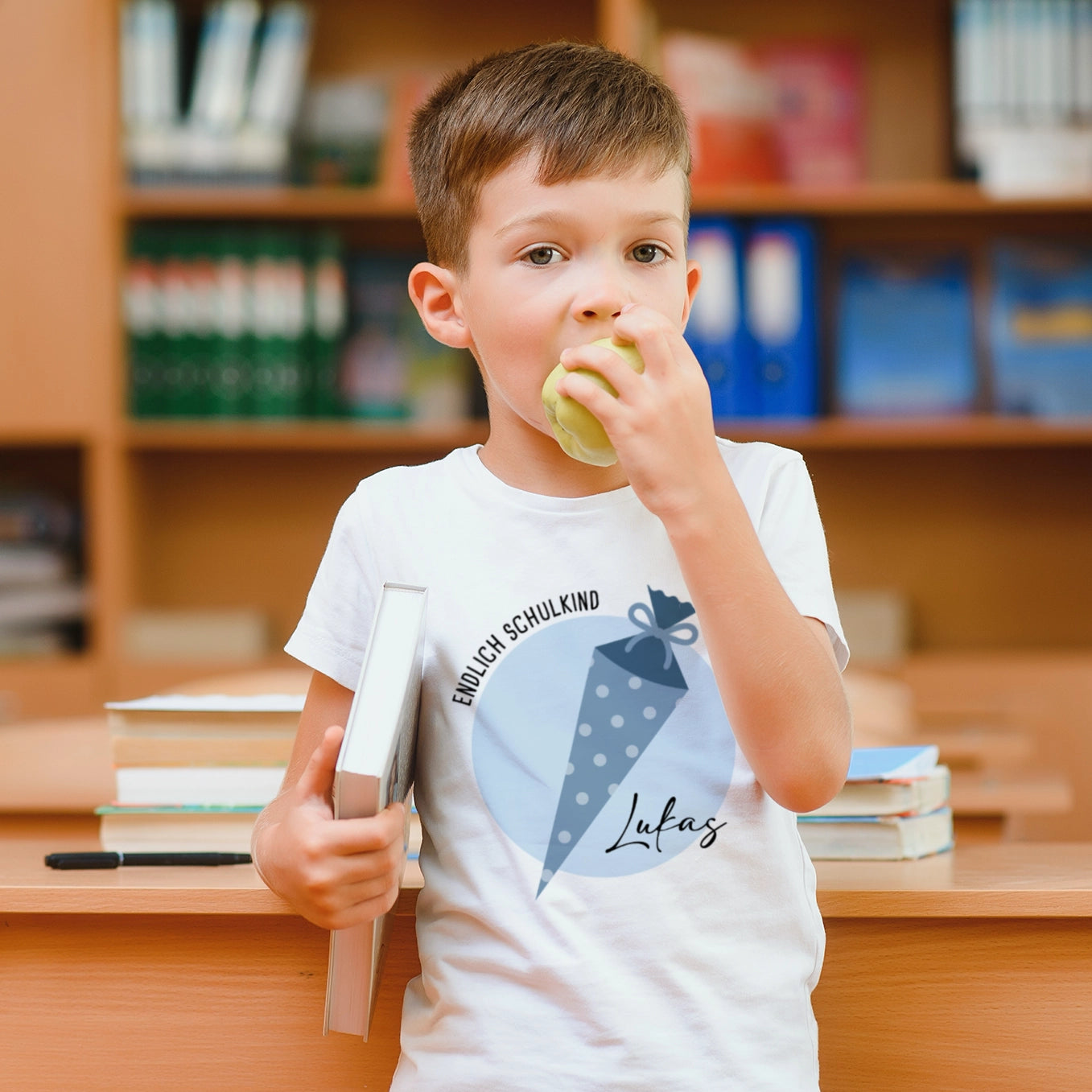 Personalisiertes T-Shirt "Schultüte" Bo & Birdie