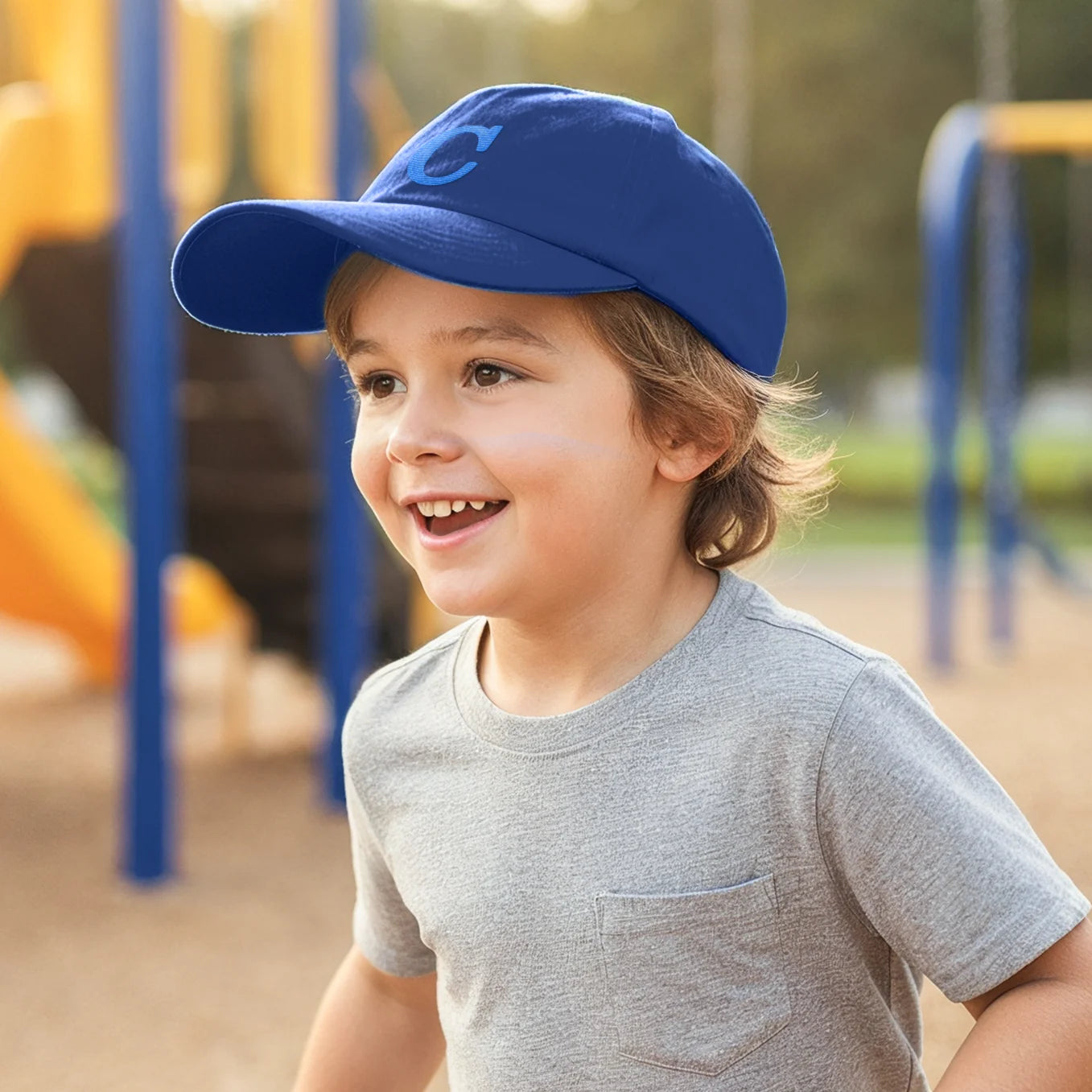Personalisierte Kids Cap mit Anfangsbuchstaben "Monogramm"