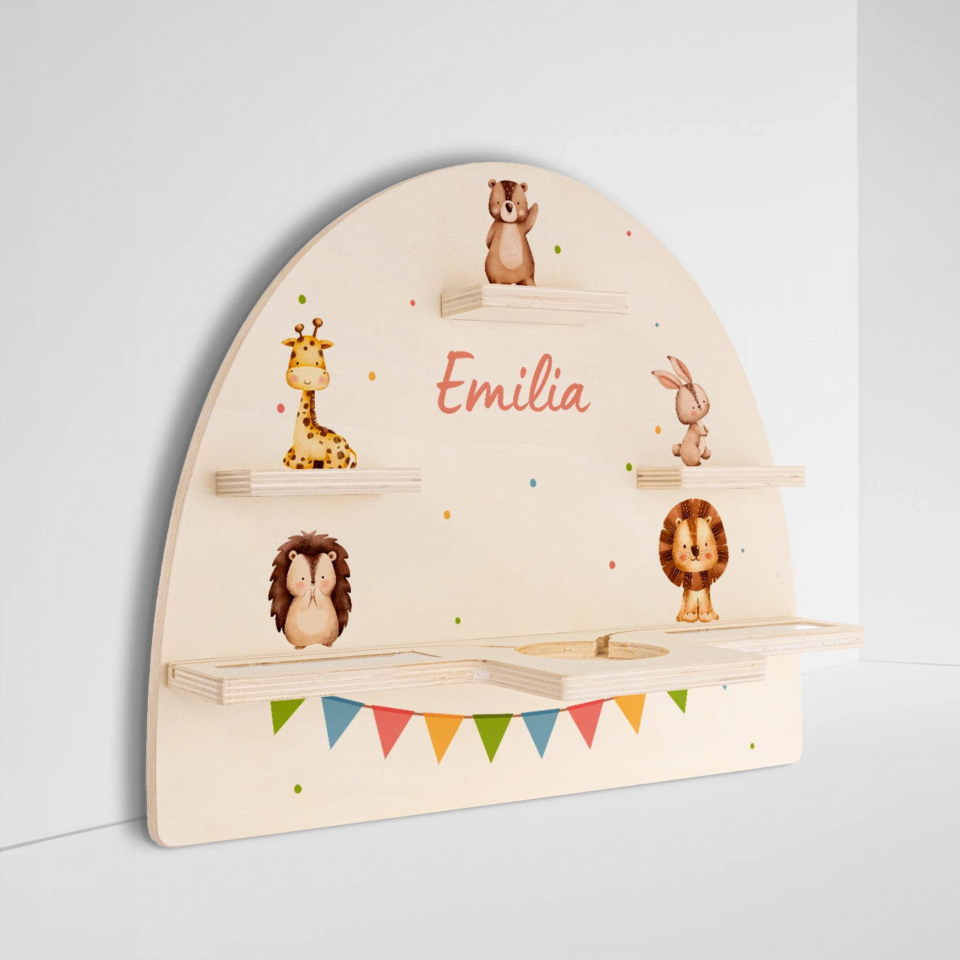 Personalisiertes Toniebox Regal "Konfetti"