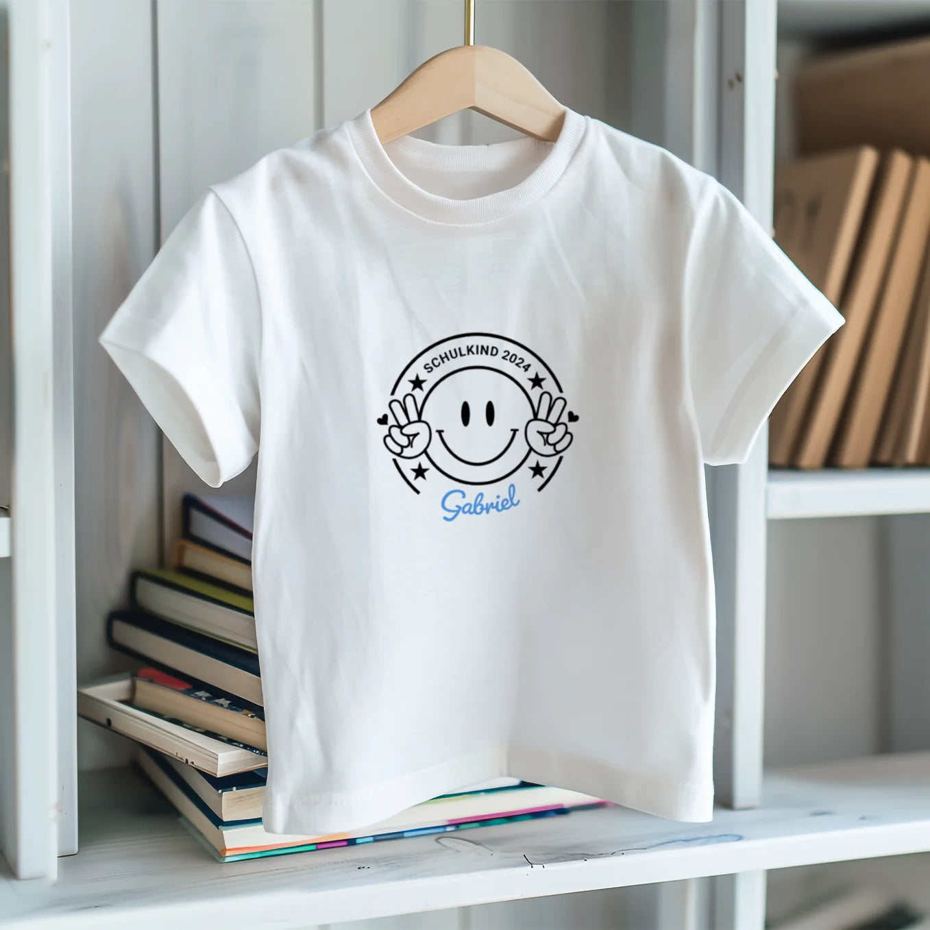 Personalisiertes T-Shirt Schulkind “Peace” Bo & Birdie