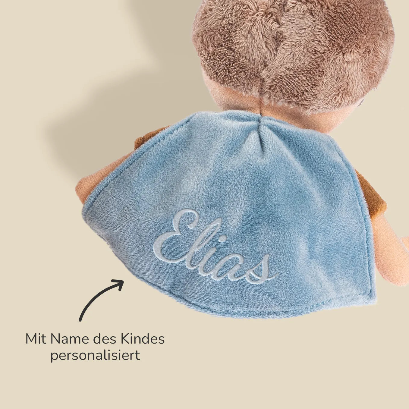 Personalisierte Kuschelpuppe Superhero "Dave"