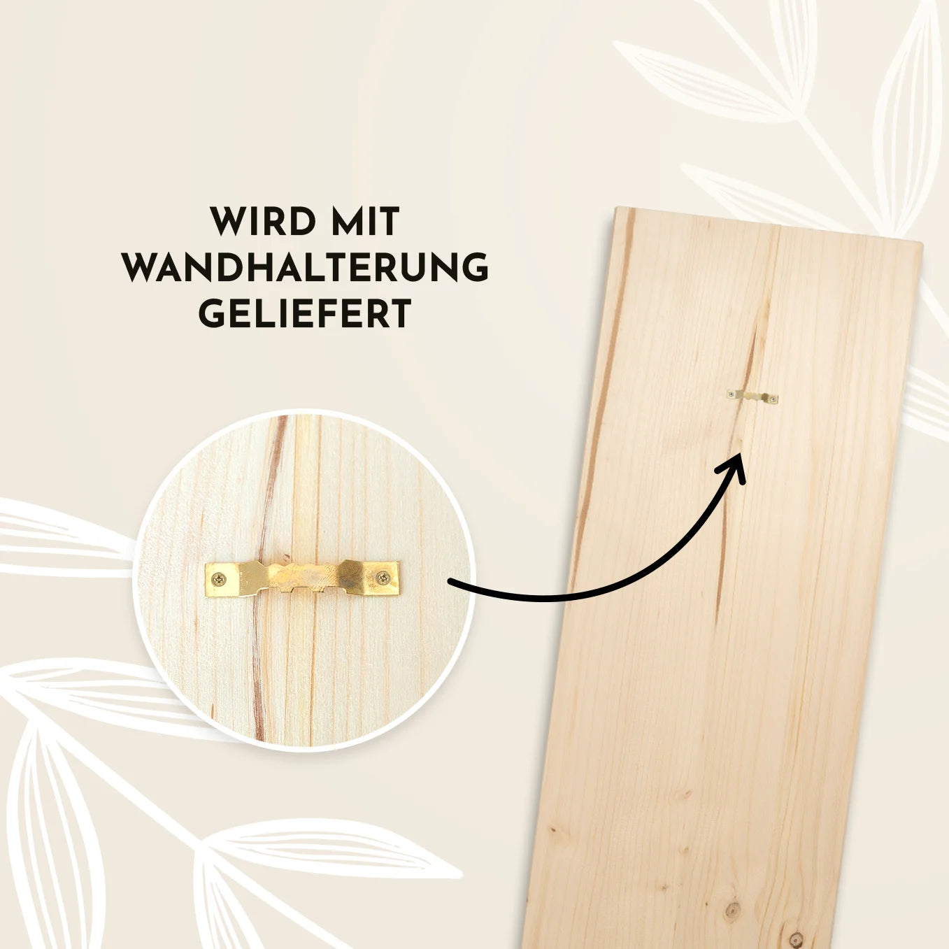 Personalisierte Messlatte "Wunschtier" Bo & Birdie