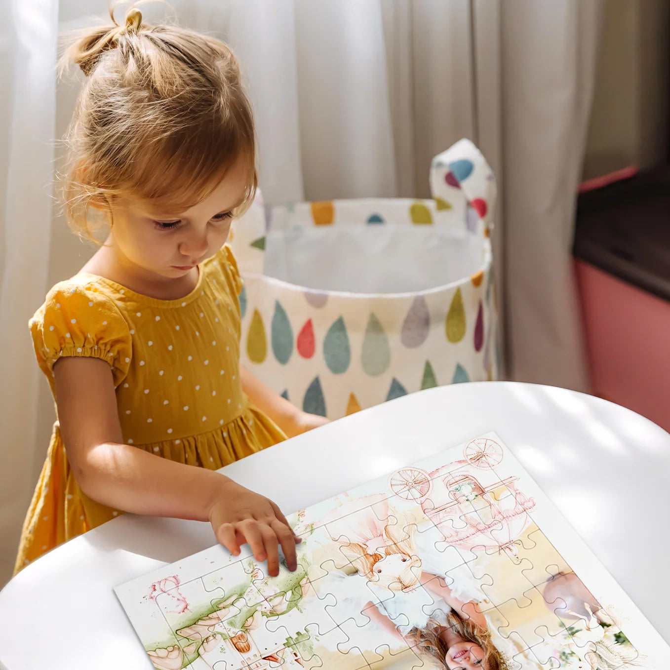 Personalisiertes Kinderpuzzle "Prinzessin"