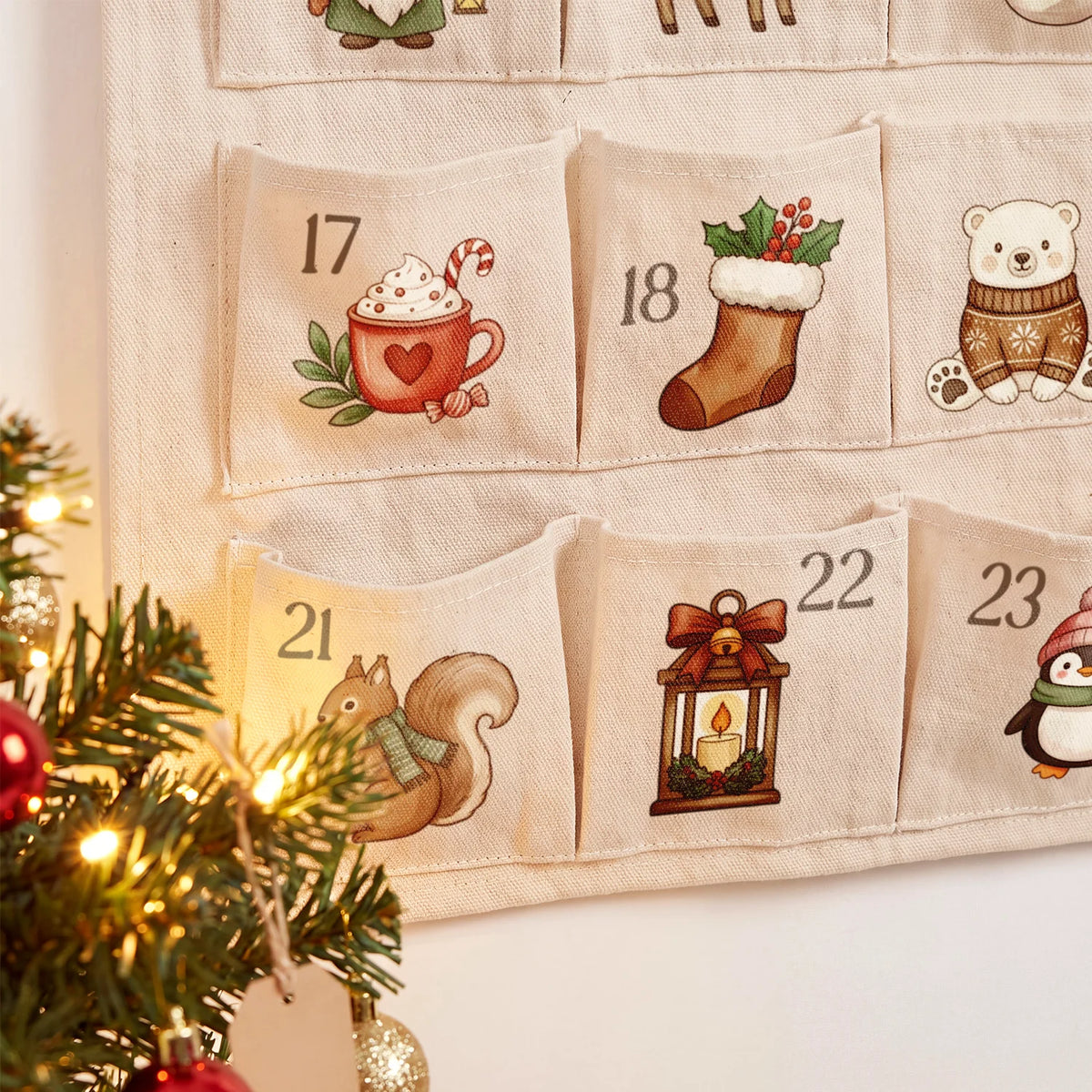 Personalisierter Adventskalender "Scandi"