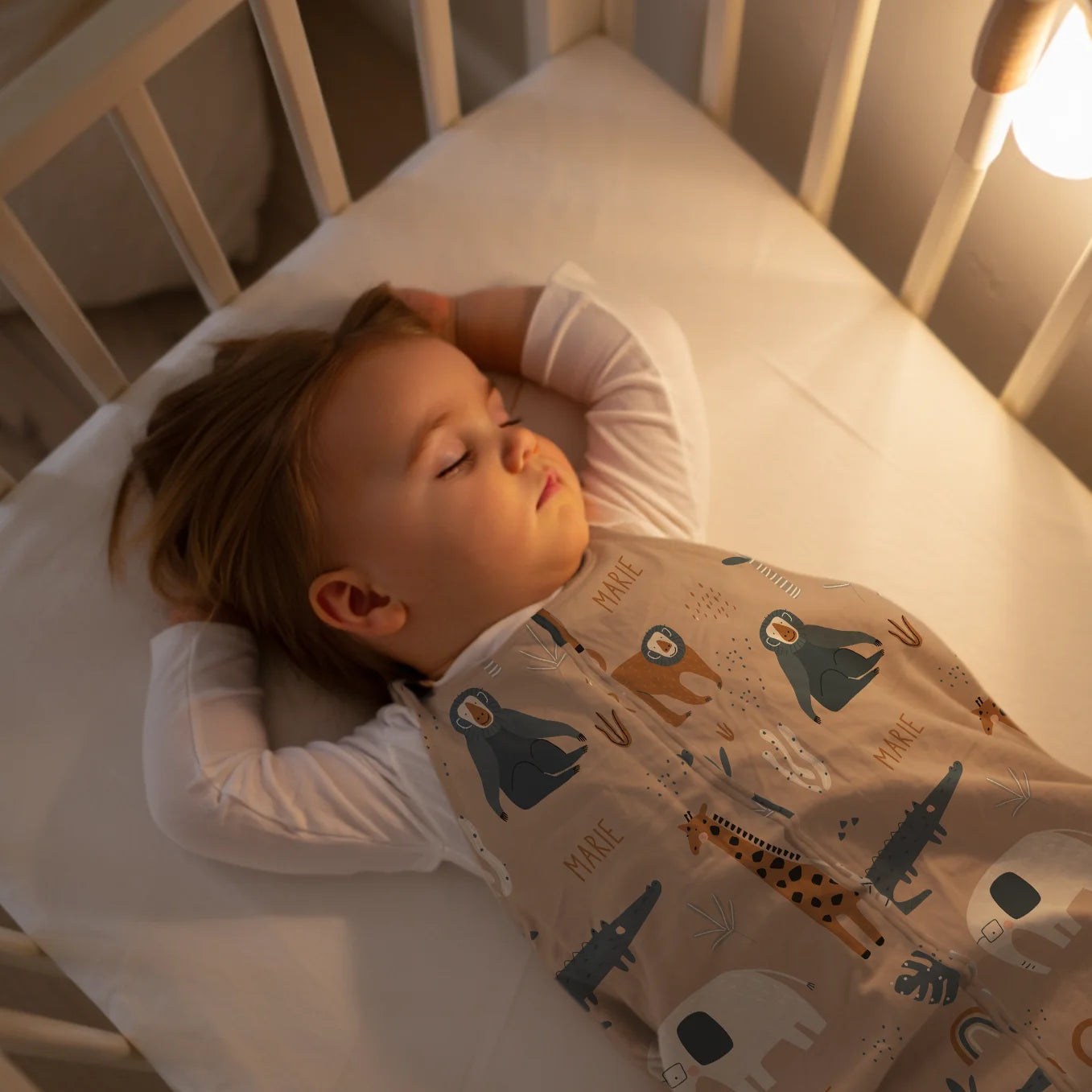 Personalisierter Baby Schlafsack "Savanne"