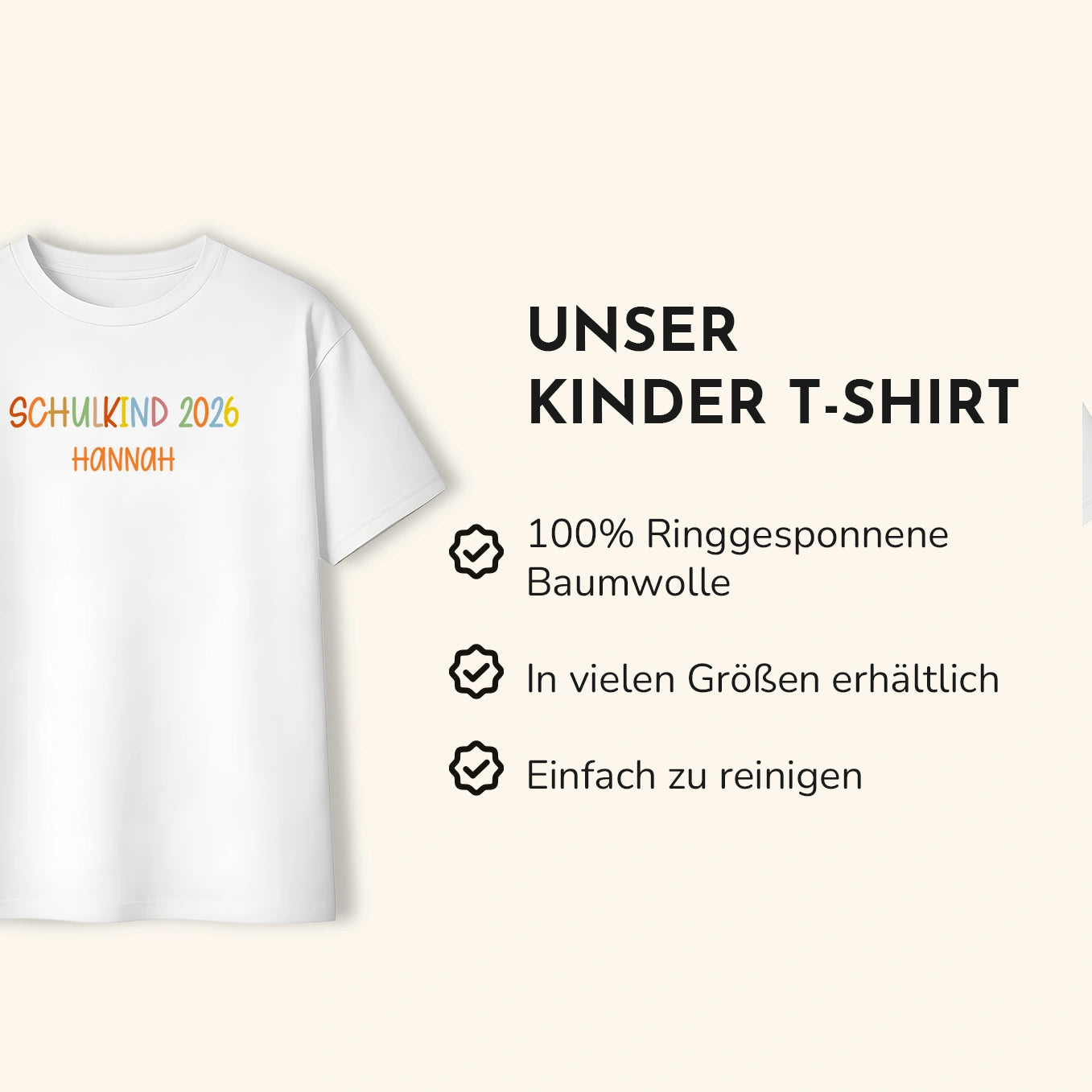 Personalisiertes T-Shirt "Einschulung"
