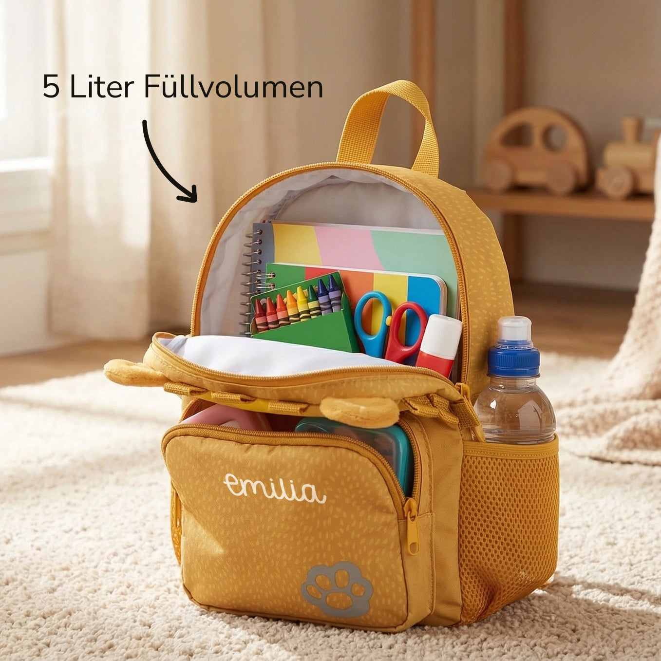 Personalisierter Kinder Rucksack "Löwe"
