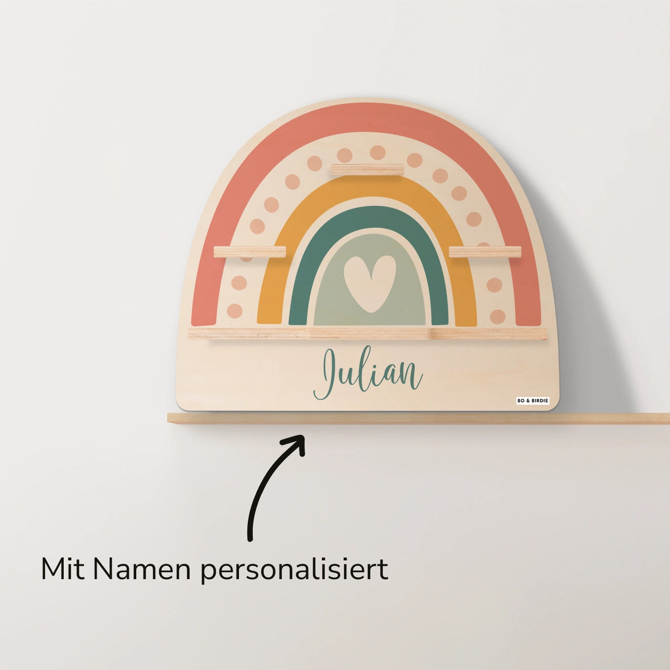 Personalisiertes Regal passend für Tonies “Regenbogen”