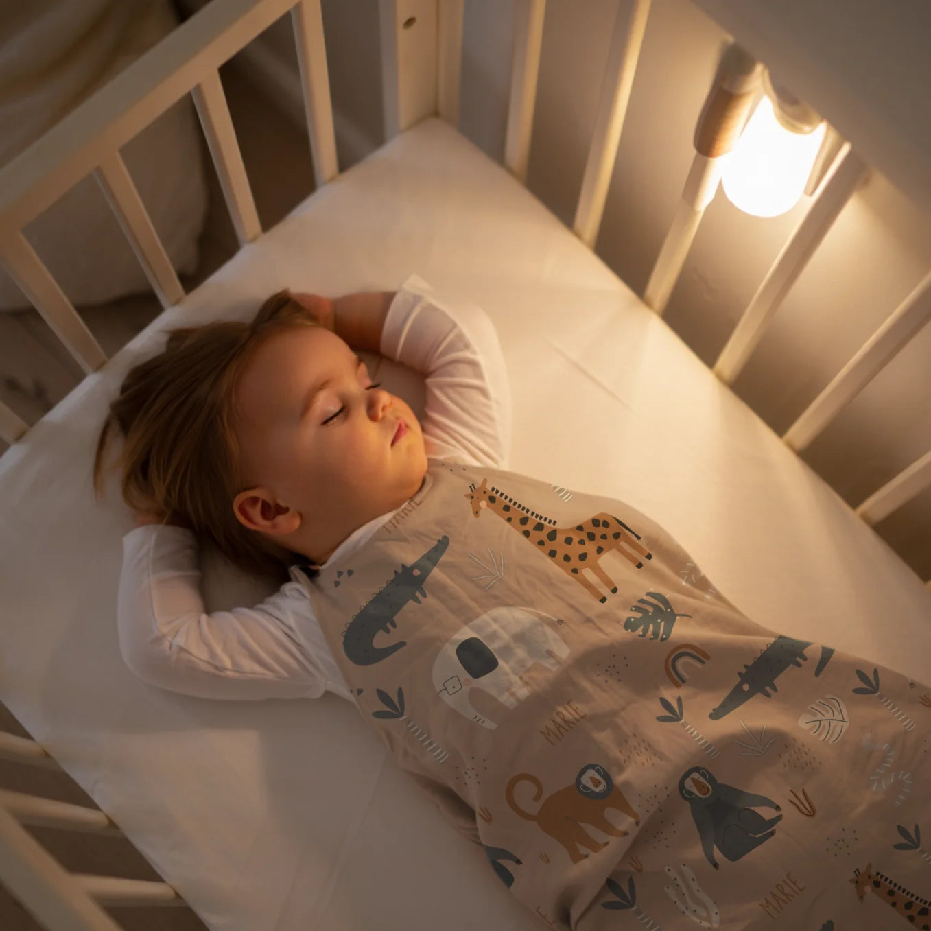 Personalisierter Baby Schlafsack "Savanne"